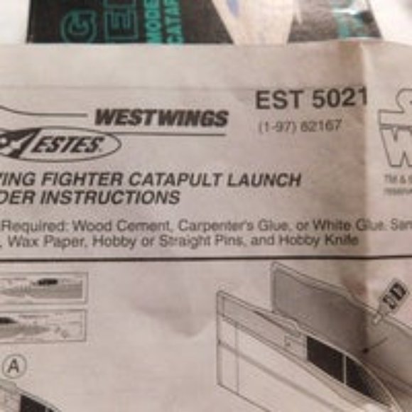 Star Wars Estes A-Wing Fighter Kit Vintage 1996 - Picture 8 of 9